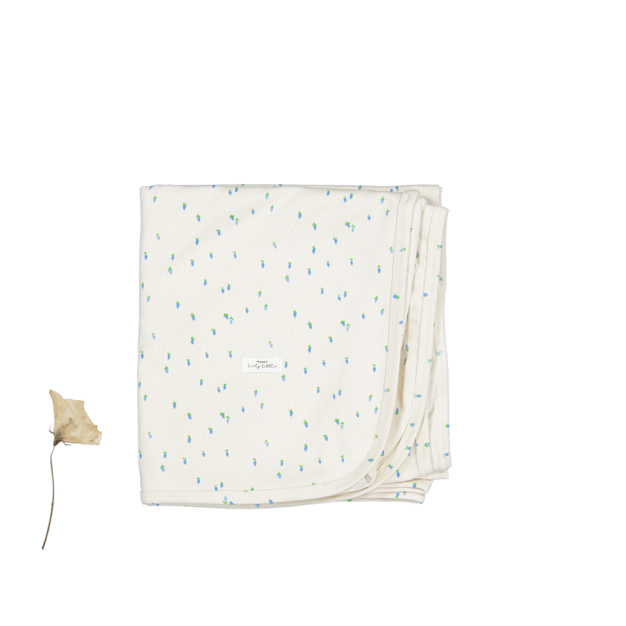The Printed Blanket - Raspberry Blue