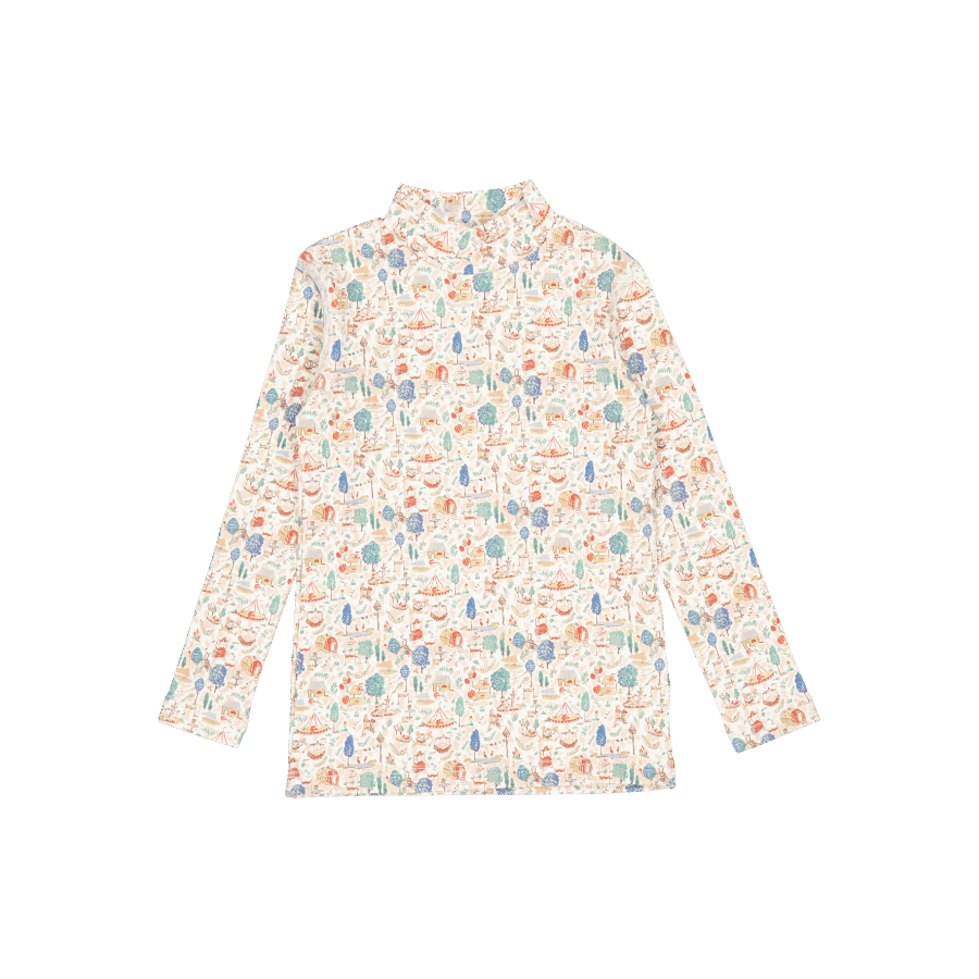 The Printed Turtleneck - Scenic Park