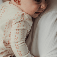 The Printed Romper - Pink Tapestry