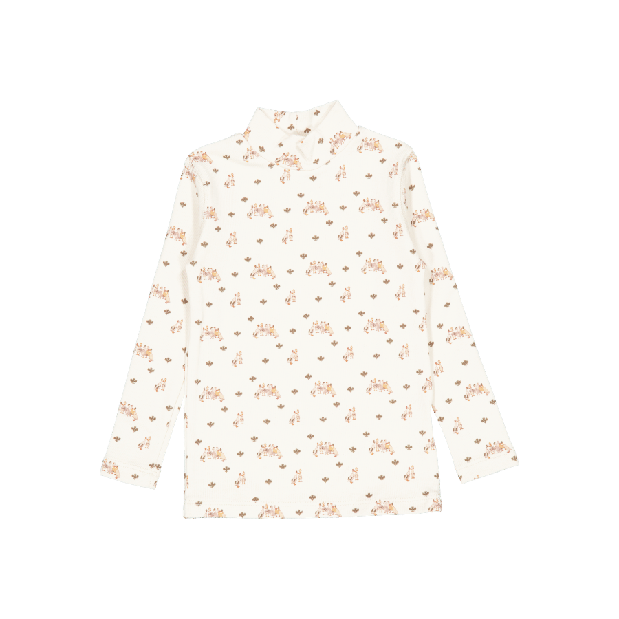 The Printed Turtleneck - Vintage Duck
