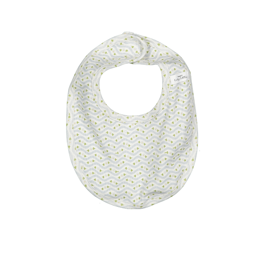 The Printed Bib - Elsie Blue