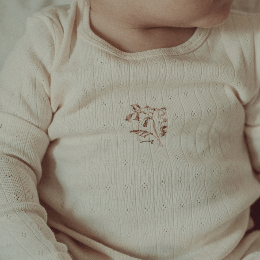 The Printed Bib - Pink Bluebelle