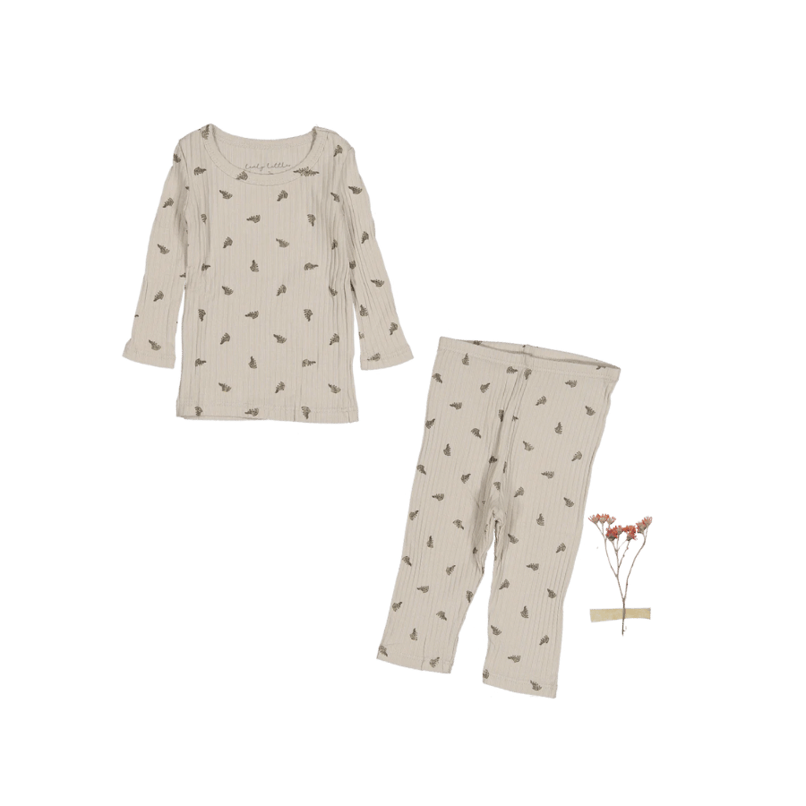 The Legging Set - Sand Leaf