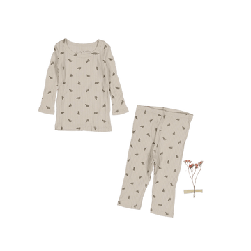 The Legging Set - Sand Leaf