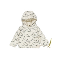 The Baby Jacket - Blue Vintage Leaf