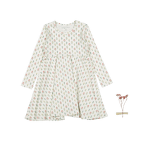 The Printed Long Sleeve Dress - Esme