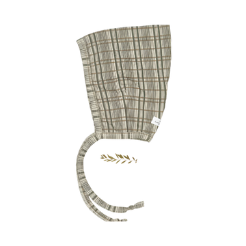 The Printed Pixie Bonnet - Plaid