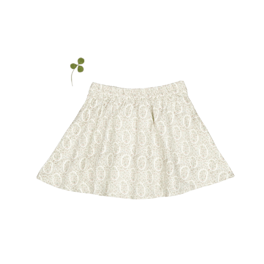 The Corduroy Skirt - Lila Floral
