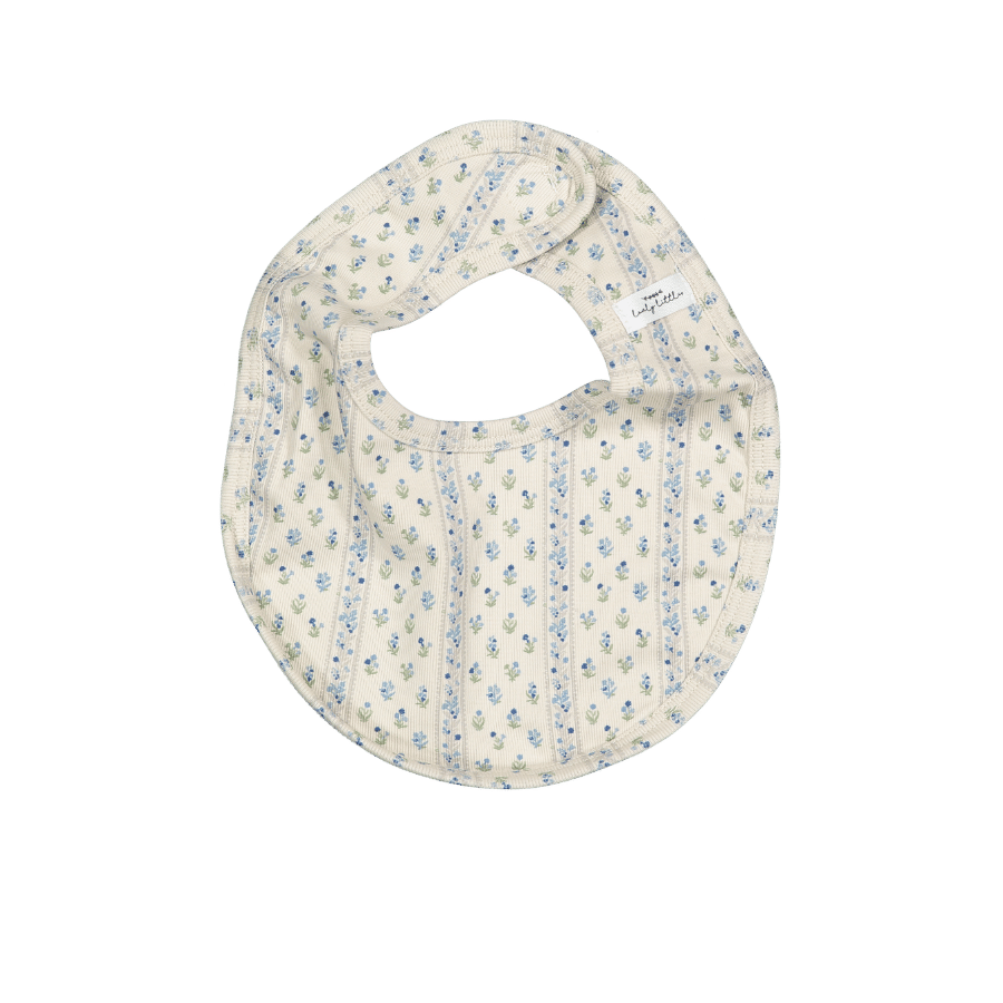 The Printed Bib - Lux Blue