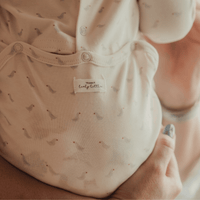 The Printed Romper - Soft Bird