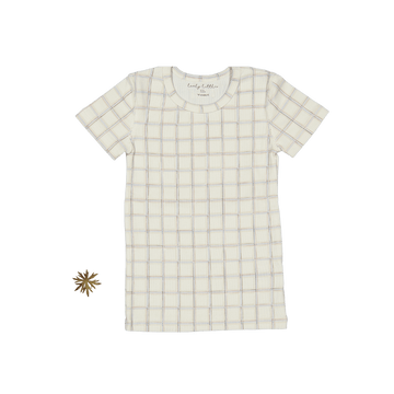 The Printed Short Sleeve Tee - Sketch Grid