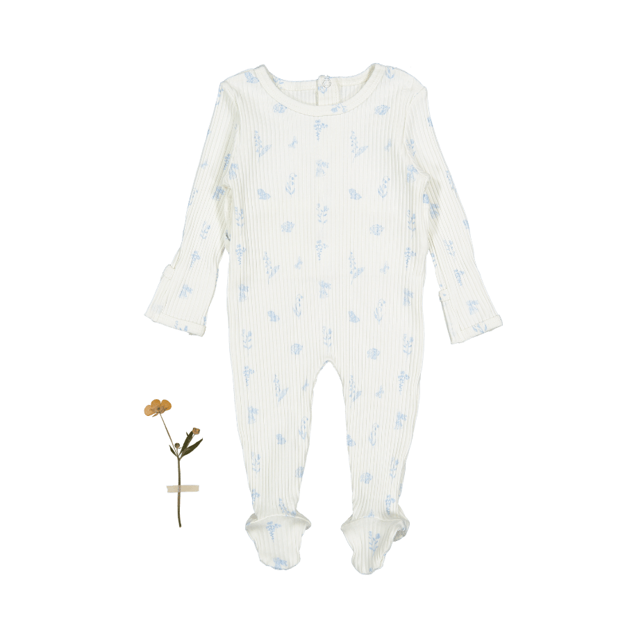 The Printed Romper - Meadow Blue