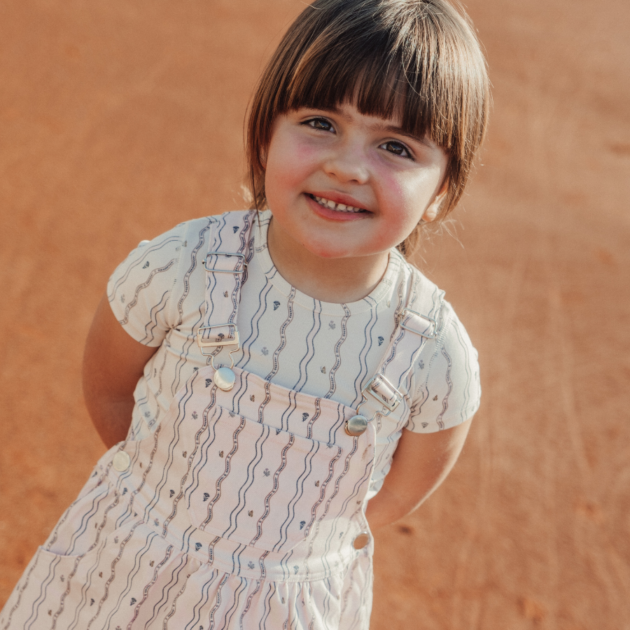 The Printed Short Sleeve Tee - Meri Flora