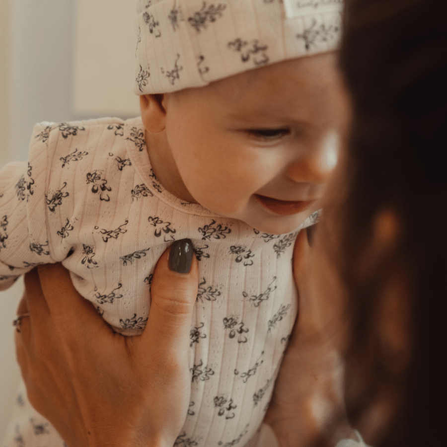 The Printed Pixie Bonnet - Oaklyn Blue