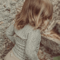 The Printed Turtleneck - Lila Floral