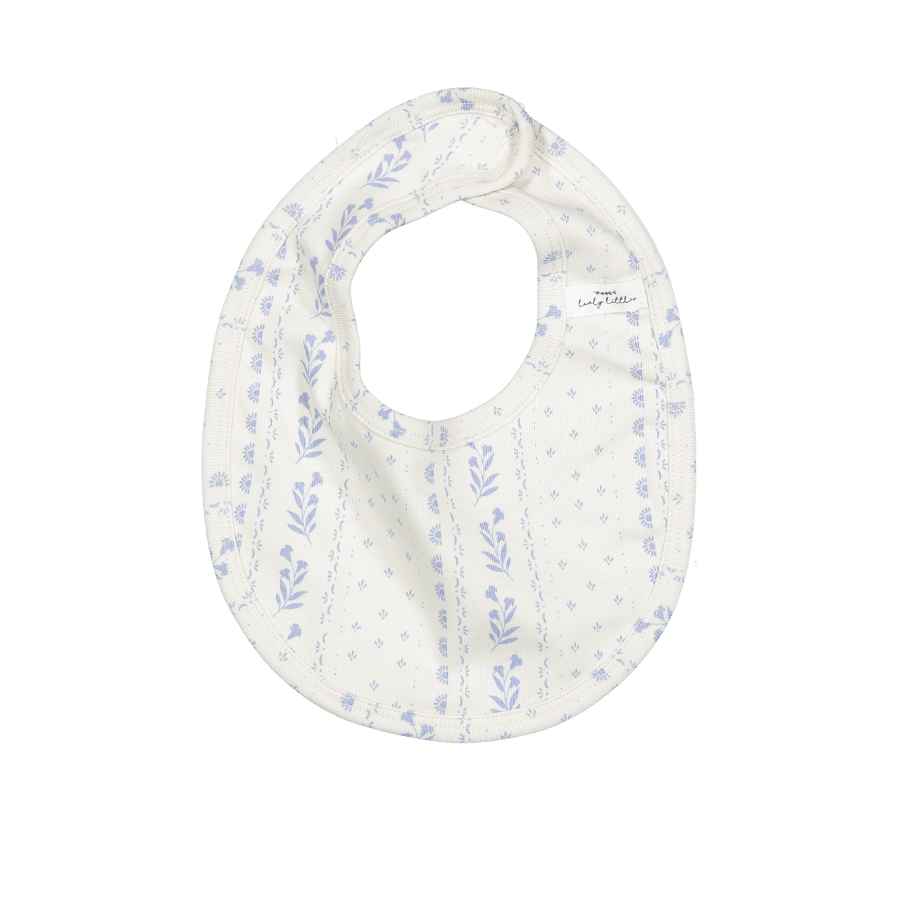 The Printed Bib - Blue Tapestry