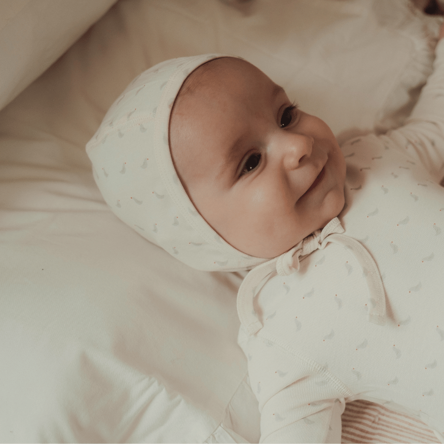 The Printed Bonnet - Soft Bird