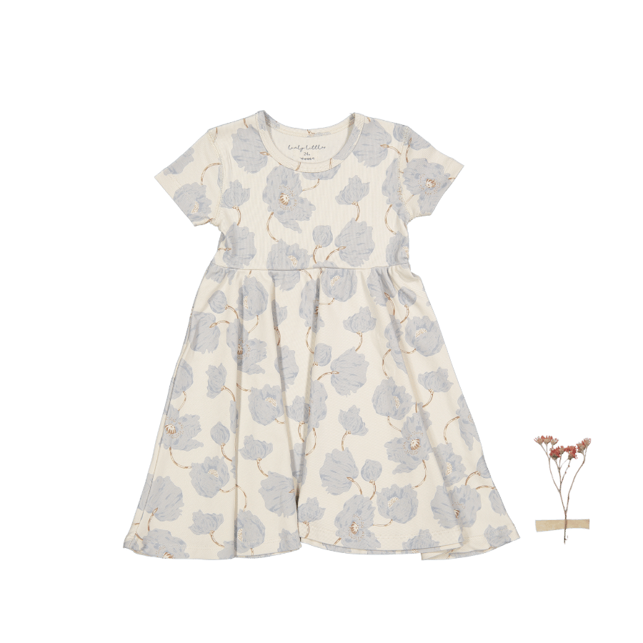 The Printed Short Sleeve Dress - Camellia