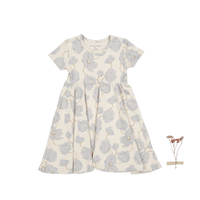 The Printed Short Sleeve Dress - Camellia