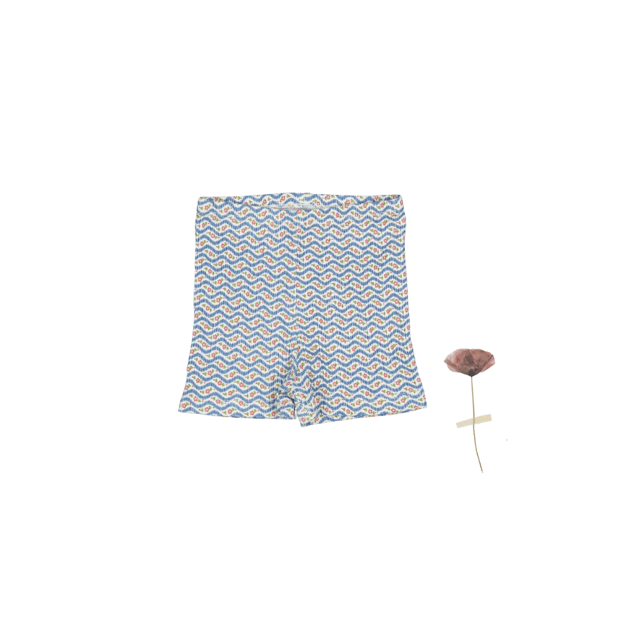 The Printed Short - Elsie Indigo