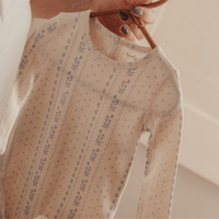 The Printed Romper + Hat Set - Blue Tapestry