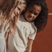 The Embroidered Short Sleeve Tee - Esme
