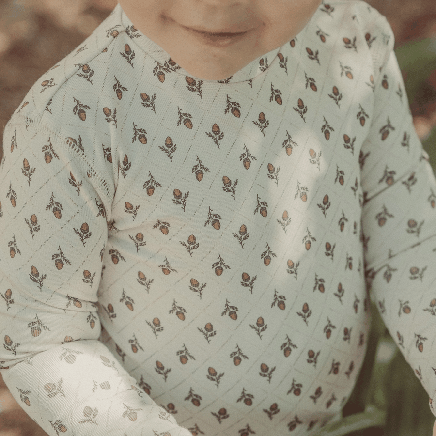 The Printed Turtleneck - Vintage Acorn