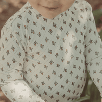 The Printed Turtleneck - Vintage Acorn