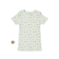 The Printed Short Sleeve Tee - Hummingbird