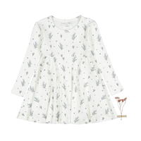 The Printed Long Sleeve Dress -  Honeybunch