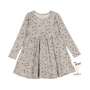 The Printed Long Sleeve Dress -  Isla