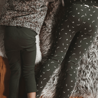 The Printed Long Sleeve Dress -  Squirrel