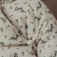 The Baby Jacket - Blue Vintage Leaf