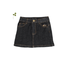 The Denim Skirt - Black