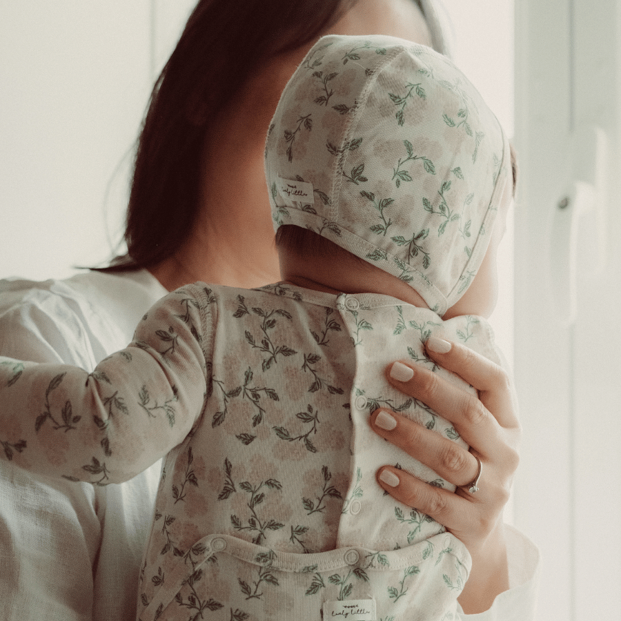 The Printed Bonnet - Hydrangea Pink