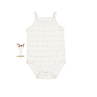 The Printed Tank Onesie - Mini Tulip