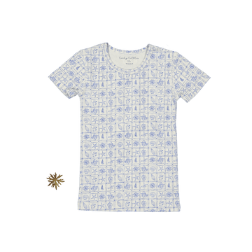 The Printed Short Sleeve Tee - Starfish