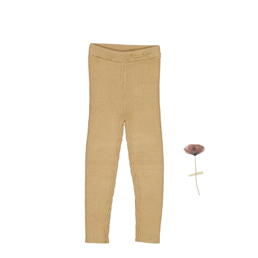 The Knit Legging - Golden