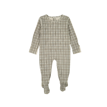 The Printed Romper - Plaid