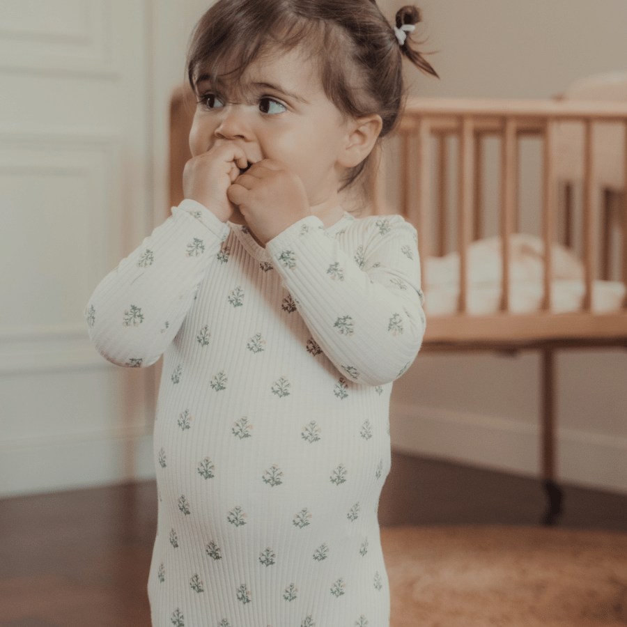The Printed Romper + Blanket Set - Zara Pink