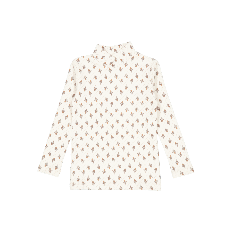 The Printed Turtleneck - Vintage Acorn