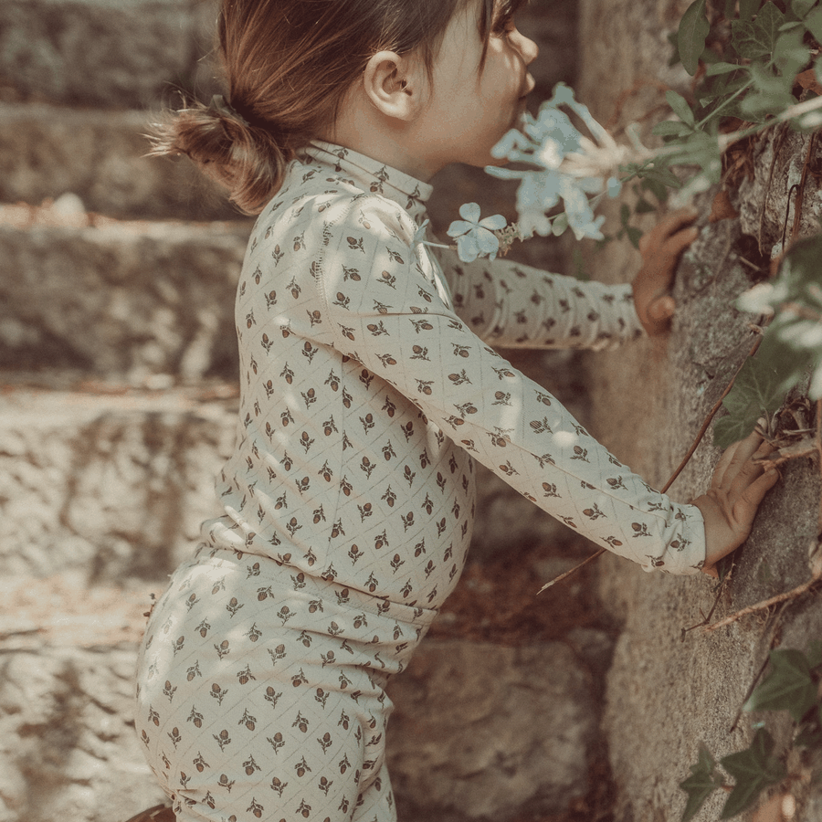 The Printed Turtleneck - Vintage Acorn