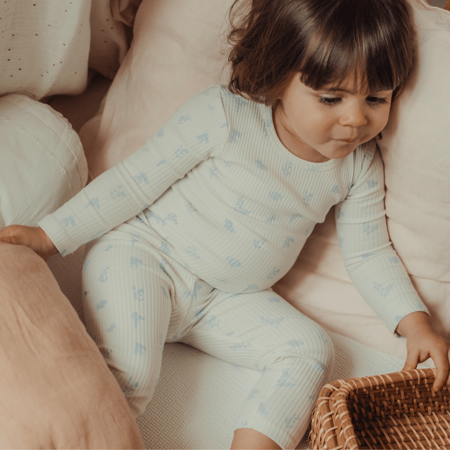 The Printed Set - Meadow Blue