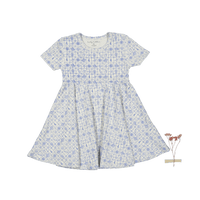 The Printed Short Sleeve Dress - Starfish