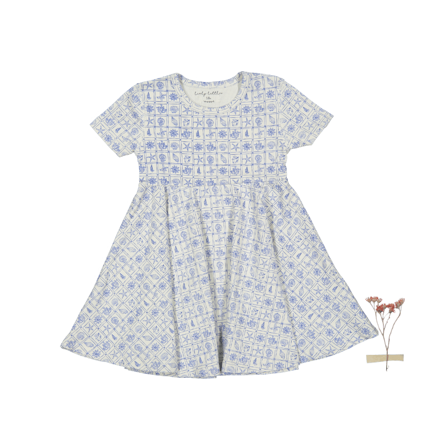 The Printed Short Sleeve Dress - Starfish