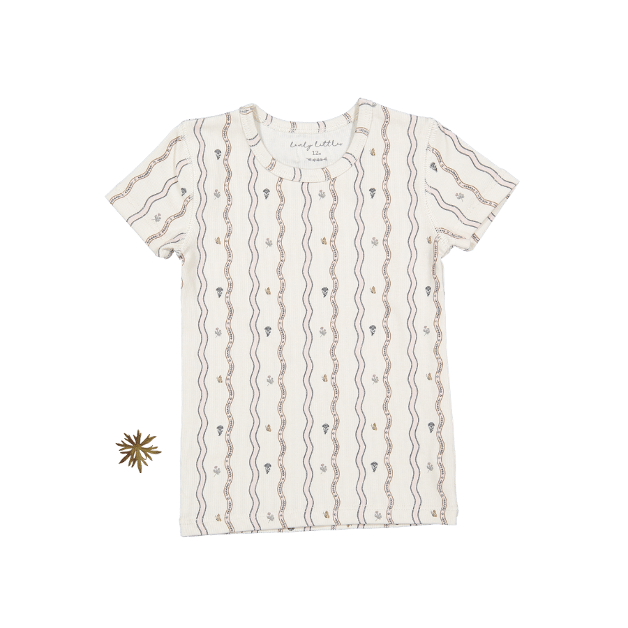 The Printed Short Sleeve Tee - Meri Flora