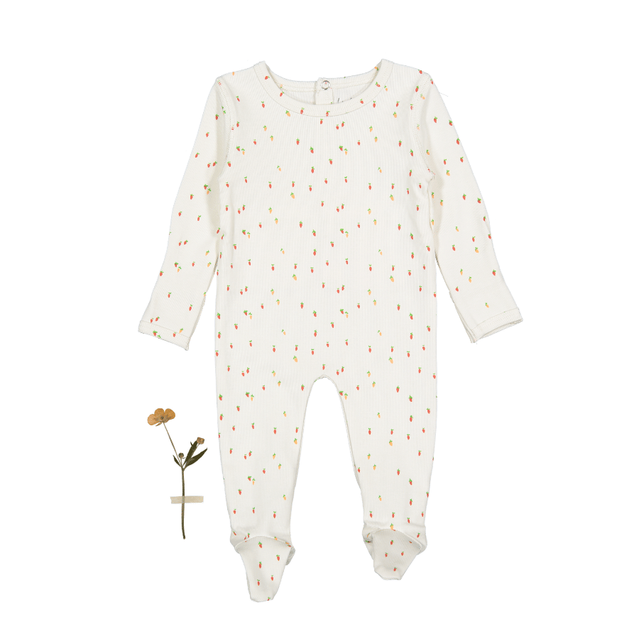 The Printed Romper - Raspberry Red