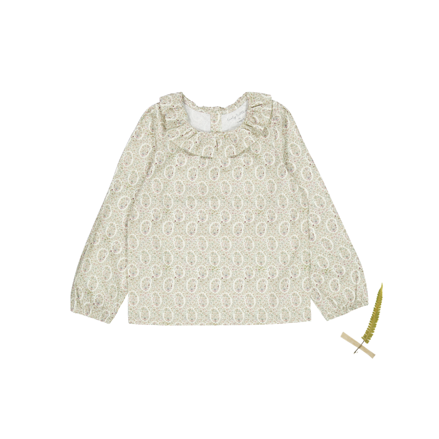 The Long Sleeve Blouse - Lila Floral