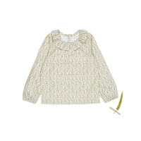 The Long Sleeve Blouse - Lila Floral