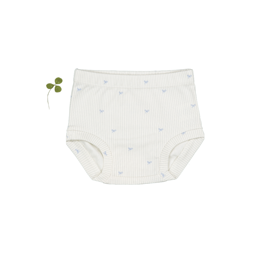 The Printed Bloomer - Blue Bow